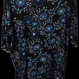 LuLaRoe Floral S Hi-Low Tunic Irma - Multicolor